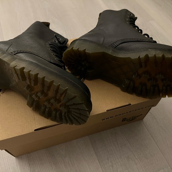 Dr. Martens Black Leather Boots - Picture 7 of 13
